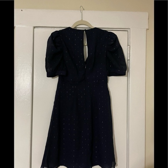 Express Navy Blue A-line Dress Size XS - Picture 12 of 16